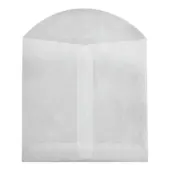 LUX Open-End Envelopes, 3 3/4"" x 4 3/4"", Flap Closure, Glassine, Pack Of 10