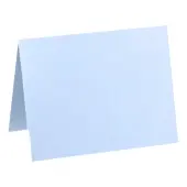 LUX Folded Cards, A6, 4 5/8"" x 6 1/4"", Baby Blue, Pack Of 50