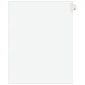 Avery® Individual Legal Dividers Avery® Style, Letter Size, Side Tab A, Pack Of 25