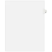 Avery® 30% Recycled Side-Tab Legal Exhibit Dividers, Tab Title E, Pack Of 25