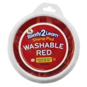 Ready 2 Learn Jumbo Washable Stamp Pad, Red, Pack Of 6