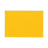LUX Mini Flat Cards, #17, 2 9/16"" x 3 9/16"", Sunflower Yellow, Pack Of 50