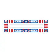 Barker Creek Single-Sided Desk Tags/Bulletin Board Signs, 12"" x 3 1/2"", Americana, Pre-K To Grade 6, Pack Of 36