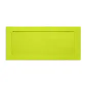 LUX #10 Envelopes, Full-Face Window, Peel & Press Closure, Wasabi, Pack Of 1,000