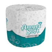 Angel Soft Professional Series® Premium Standard Roll Embossed Toilet Paper, 2-Ply, 4.05""x4"", 20% Recycled Fiber, White, 450 Sheets, 80 Rolls per Case
