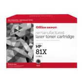 Office Depot® Remanufactured Black High Yield Toner Cartridge Replacement For HP 81X