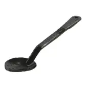 Carlisle Perforated High-Heat Serving Spoons, 13""L, Black, Pack Of 12