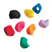 J.R. Moon Pencil Co. Stetro Pencil Grips, 1 1/2"" x 1"", Multicolor, Pack Of 144