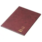 Office Depot® Brand Columnar Book, 2 Columns, 9 1/4"" x 7"", 40 Sheets, Burgundy