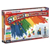 Roylco® Straws & Connectors®, Assorted Colors, 705 Pieces