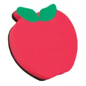 Ashley Productions Magnetic Whiteboard Erasers, 3 3/4"", Apple, Pack Of 6