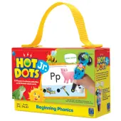 Educational Insights® Hot Dots® Jr. Beginning Phonics Card Set, 6 1/2"" x 4 1/2"", Pre- K - Grade 2