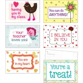Scholastic Teacher's Friend Postcards, 6"" x 4"", Valentine's Day, Kindergarten - Grade 5, Pack Of 36