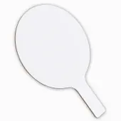 Flipside Dry-Erase Answer Paddles, 7 1/8"" x 12"" x 1/4"", White, Pack Of 6