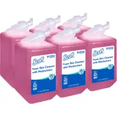 Scott® Foam Skin Cleanser Soap, Floral Scent, 33.8 Oz, Case Of 6 Bottles