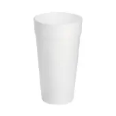 Dart® Insulated Foam Drinking Cups, White, 20 Oz, White, Pack Of 500 Cups