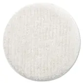 Oreck Floor Machine Terry Cloth Bonnet - 12"" Diameter - Terry Cloth - Warm White - 1 Each