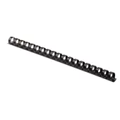Fellowes® Letter-Size Plastic Comb Bindings, 5/8"", 120-Sheet Capacity, Black, Box Of 100