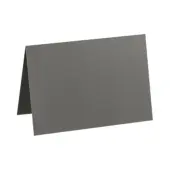 LUX Folded Cards, A2, 4 1/4"" x 5 1/2"", Smoke Gray, Pack Of 250