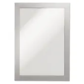DURABLE DURAFRAME Sign Holders, 6-1/2"" x 9-1/2"", Silver, Set Of 2 Holders