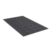 Apache Mills Crosshatch Heavy-Duty Mat, 36"" x 60"", Charcoal