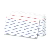 OfficeMax Heavyweight Index Cards, 3"" x 5"", Pack Of 100