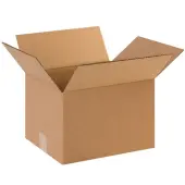Partners Brand Corrugated Boxes, 12"" x 10"" x 8"", Kraft, Pack Of 25