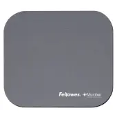 Fellowes® Mouse Pad With Microban®, 8"" x 9"", Graphite