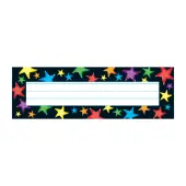 TREND Gel Stars Desk Toppers® Name Plates, 2 7/8"" x 9 1/2"", 36 Per Pack, 6 Packs