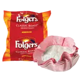Folgers Classic Roast Coffee Filter Packs, 0.9 Oz, Box Of 160 Packs