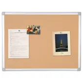MasterVision® Earth Cork Board, 36"" x 48"", 80% Recycled, Aluminum Frame With Silver Finish