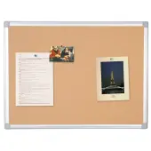 MasterVision® Earth Cork Board, 48"" x 72"", 80% Recycled, Aluminum Frame With Silver Finish