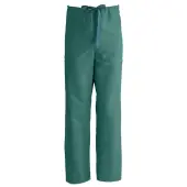 Medline ComfortEase™ Unisex Regular Non-Reversible Drawstring Cargo Scrub Pants, Medium, Evergreen