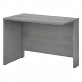 Bush Business Furniture Studio C 42""W Desk Return, Platinum Gray, Standard Delivery