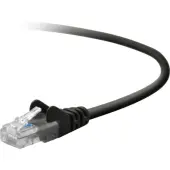 Belkin Cat. 5E Patch Cable - RJ-45 Male - RJ-45 Male - 50ft - Black