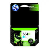 HP 564XL Cyan High-Yield Ink Cartridge, CB323WN