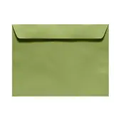 LUX Booklet 6"" x 9"" Envelopes, Gummed Seal, Avocado Green, Pack Of 250