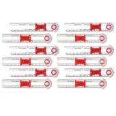 Learning Resources® Plastic Student Bull's-Eye Compasses, Pack Of 12