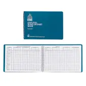 Dome® Simplified Home Budget Book, 7 1/2"" x 10 1/2"", Teal