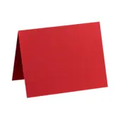 LUX Folded Cards, A7, 5 1/8"" x 7"", Ruby Red, Pack Of 1,000