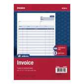 Adams® Carbonless Invoice Unit Sets, 3-Part, 8 1/2"" x 11 7/16"", Multicolor, 100 Sheets Per Pad, Pack Of 4 Pads