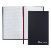 Adams® Record Ledger, 12 1/4"" x 7 1/2"", 150 Pages, Navy
