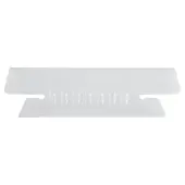 Office Depot® Brand Hanging Folder Tabs, 3 1/2"", 1/3 Cut, Clear, Pack Of 25