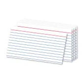 Office Depot® Brand Ruled Index Cards, 3"" x 5"", White, Pack Of 500