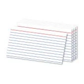 Office Depot® Brand Ruled Index Cards, 3"" x 5"", White, Pack Of 500