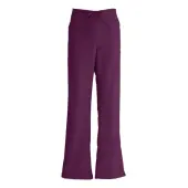 Medline ComfortEase™ Polyester/Cotton Modern Fit Ladies' Tall Cargo Scrub Pants, XL, Wine