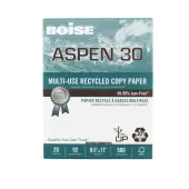 Boise® ASPEN® 30 3-Hole Punched Multi-Use Printer & Copy Paper, 1 Ream, White, Letter Size, 500 Sheets Per Ream, 20 Lb - 054901-P
