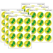 Trend Retro Scratch 'n Sniff Stinky Stickers, Dill-ightful/Dill Pickle Scent, 24 Stickers Per Pack, Bundle Of 6 Packs