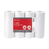 Office Depot® Brand 1-Ply Bond Paper Roll, 2-1/4"" x 150’, White, Pack of 12