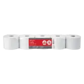 Office Depot® Brand Paper Rolls, 2-1/4"" x 200', White, Pack Of 5